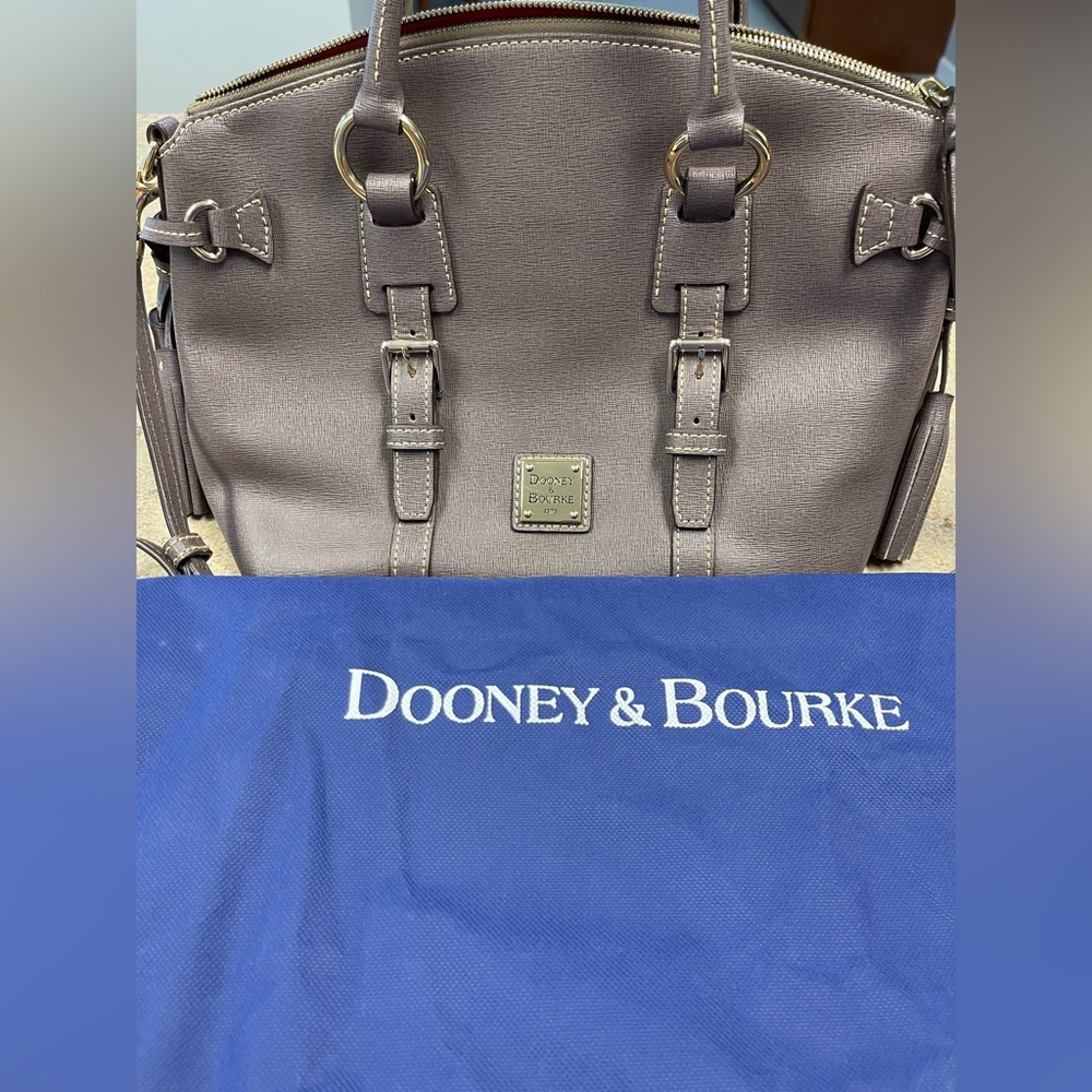 Dooney and Bourke elephant large pebble grain  shoulder bag